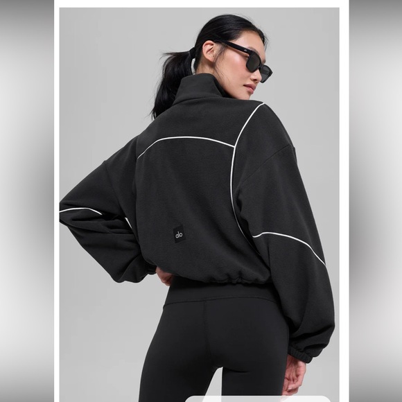 ALO | Polar Fleece Game Time Full Zip Jacket - Picture 3 of 10